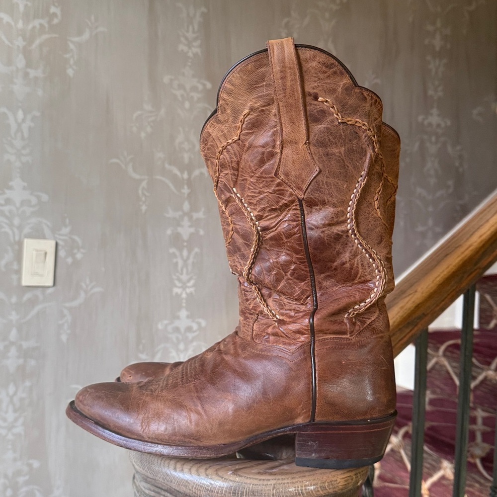 DAN POST ALBANY men’s western boot very good condition size 10 EW - Picture 11 of 11
